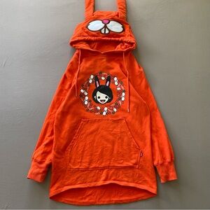 ILOVECHOC Graphic Tunic Hoodie